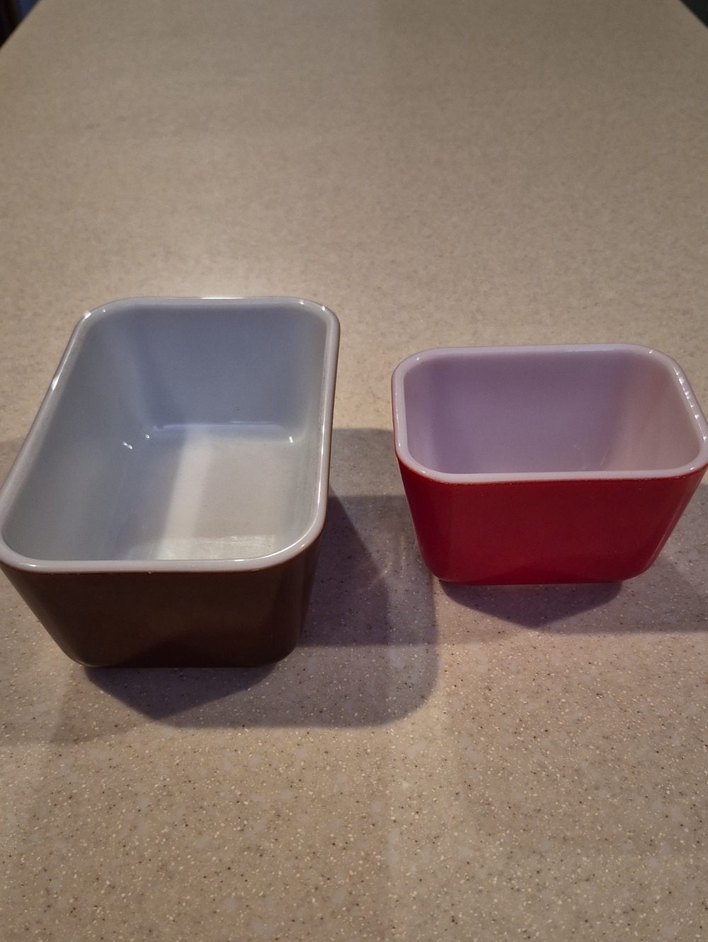 501 And 502 Pyrex Fridgie.
